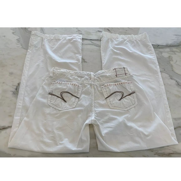Z BRAND WHITE COTTON FLAIR JEAN STYLE PANTS SIZE 28 X 33 - Picture 8 of 16